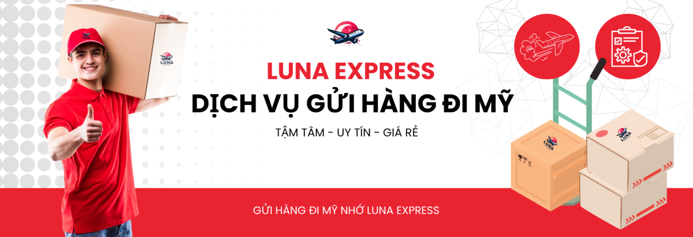 Dịch vụ gửi hàng đi Mỹ Luna Express