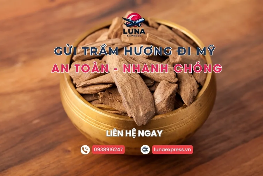 gửi trầm hương đi mỹ