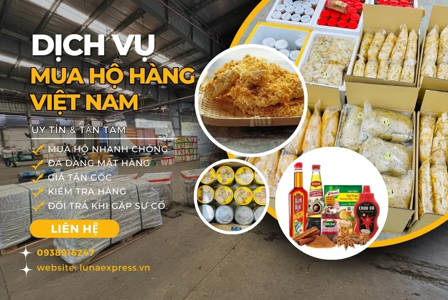 Dịch vụ mua hộ hàng Việt Nam gửi đi Mỹ nhanh chóng, tận tâm