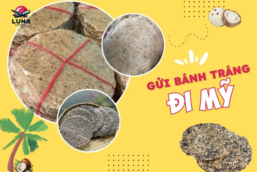 gửi bánh tráng đi mỹ